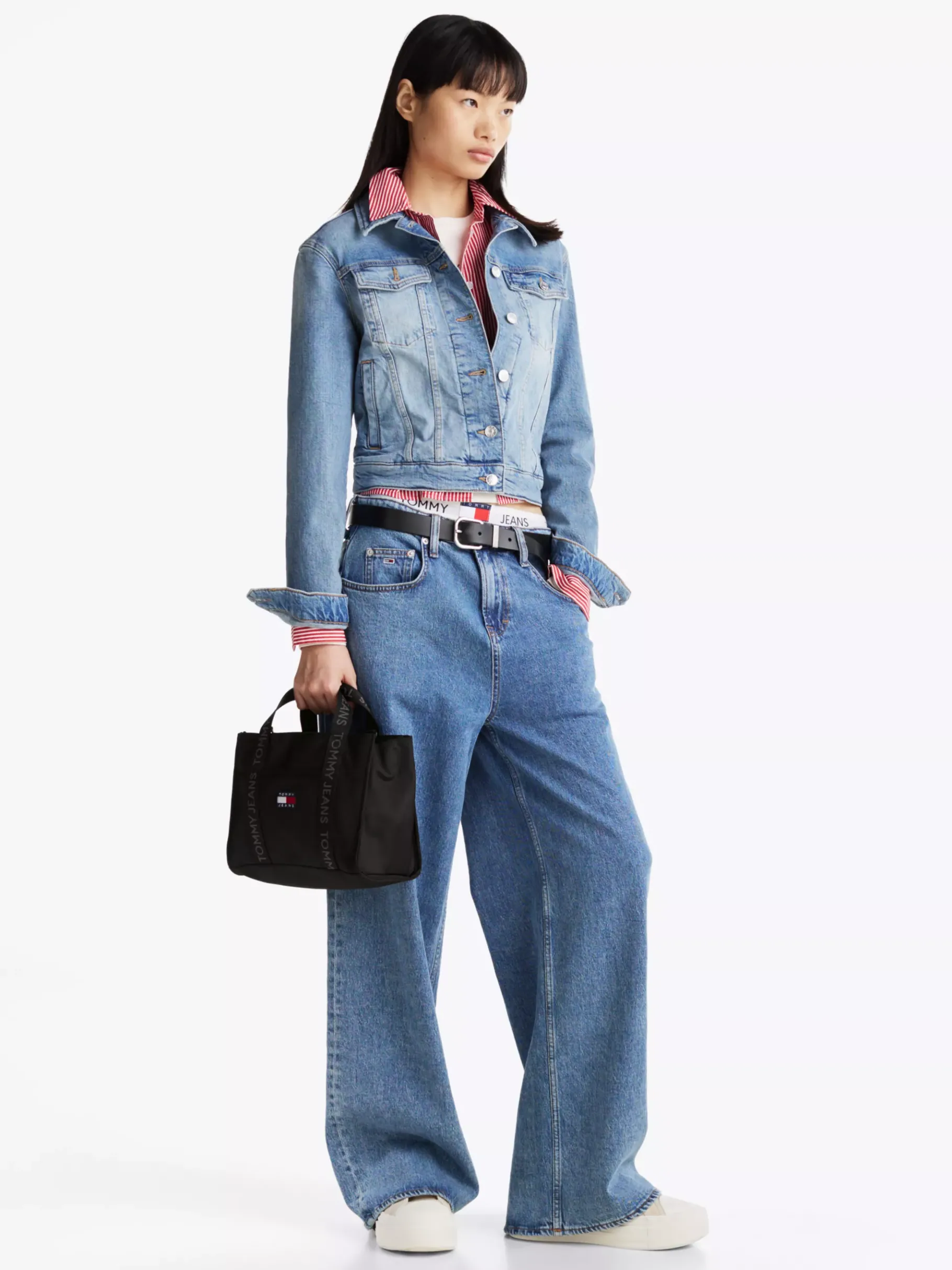 Tommy Hilfiger Essential Tote-Bag mit Logomuster BLACK Shop