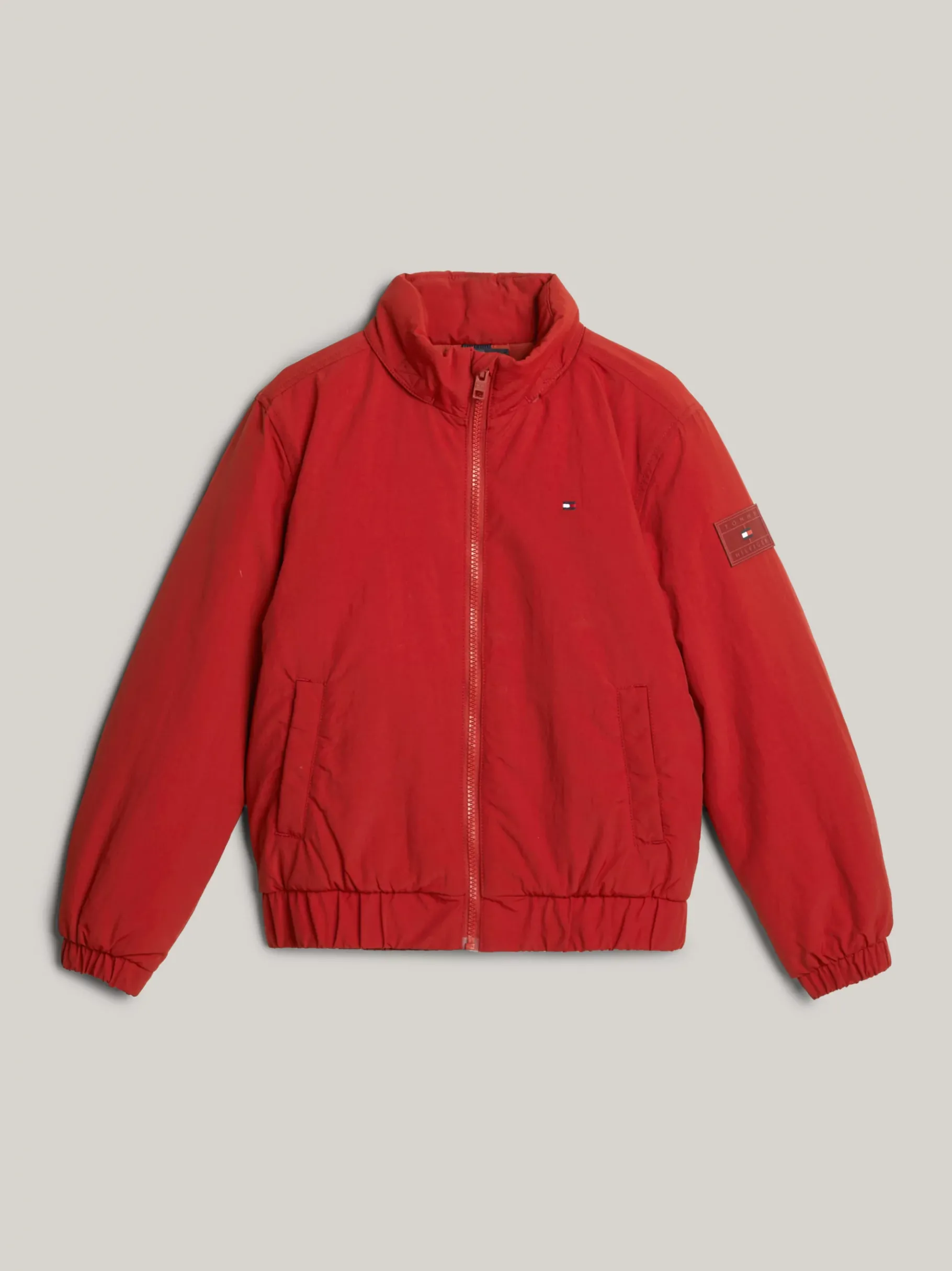 Tommy Hilfiger Essential wattierte Jacke mit Reißverschluss DARK MAGMA Best Sale