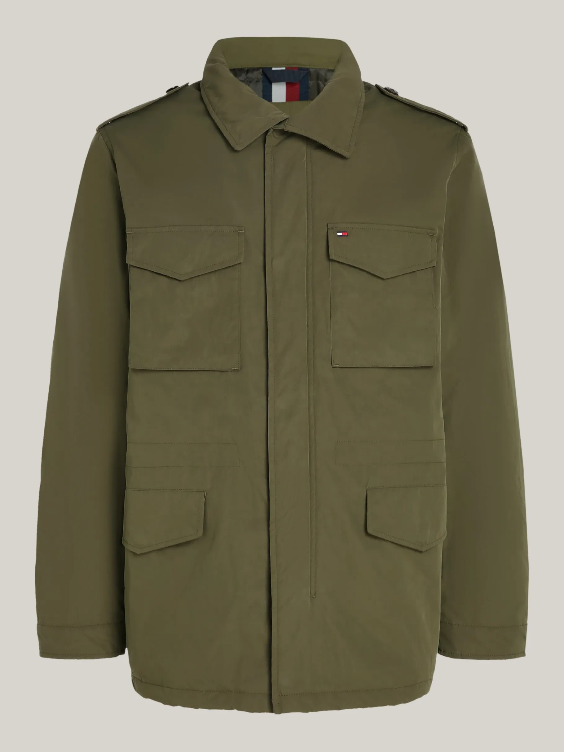 Tommy Hilfiger Feldjacke mit Pattentaschen ARMY GREEN Cheap