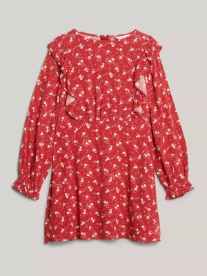 Tommy Hilfiger Fit-and-Flare-Kleid mit Bergblumen-Print DARK MAGMA ALLOVER FLOWER Best