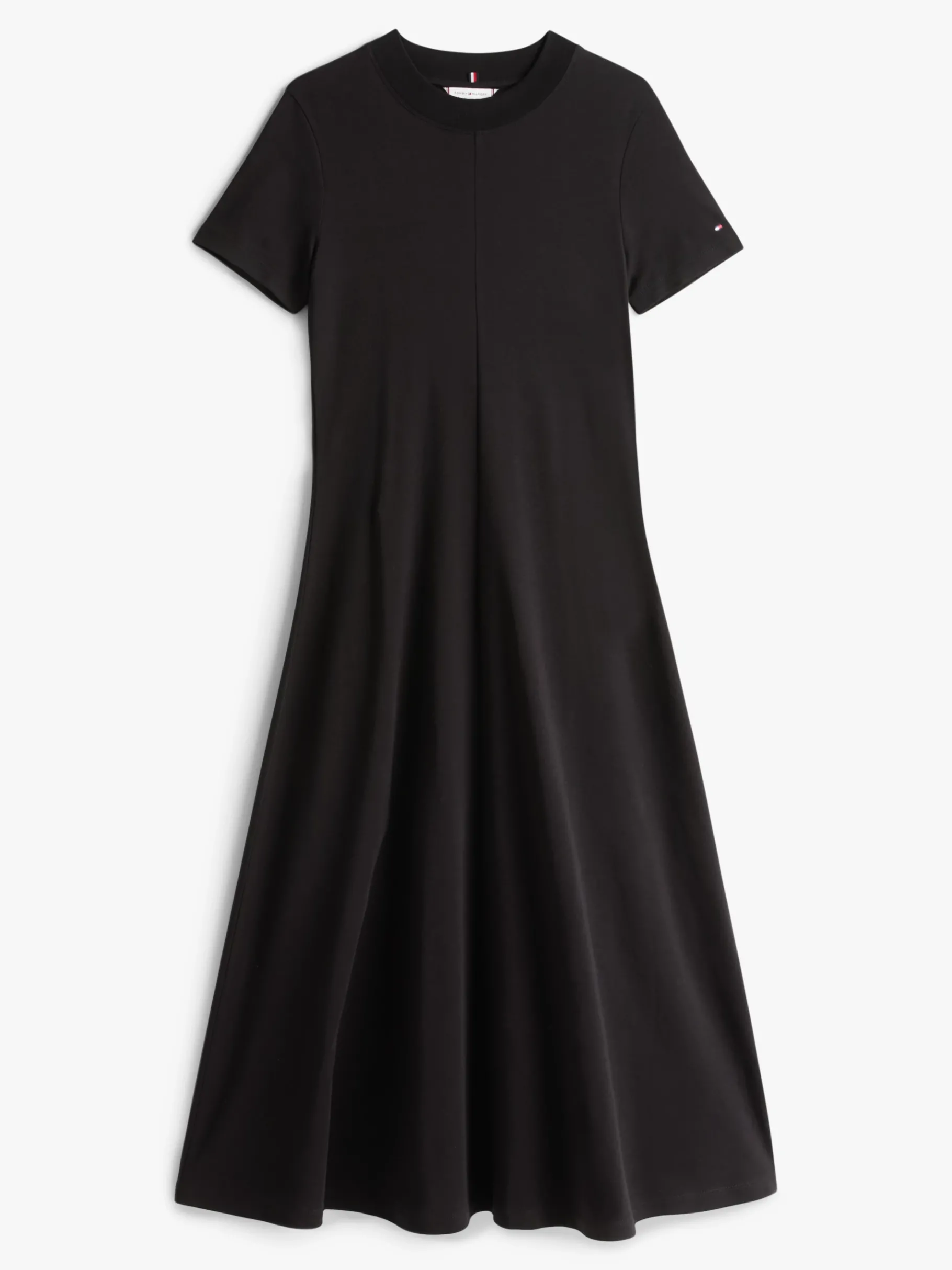 Tommy Hilfiger Fit-and-Flare-Midikleid BLACK Shop