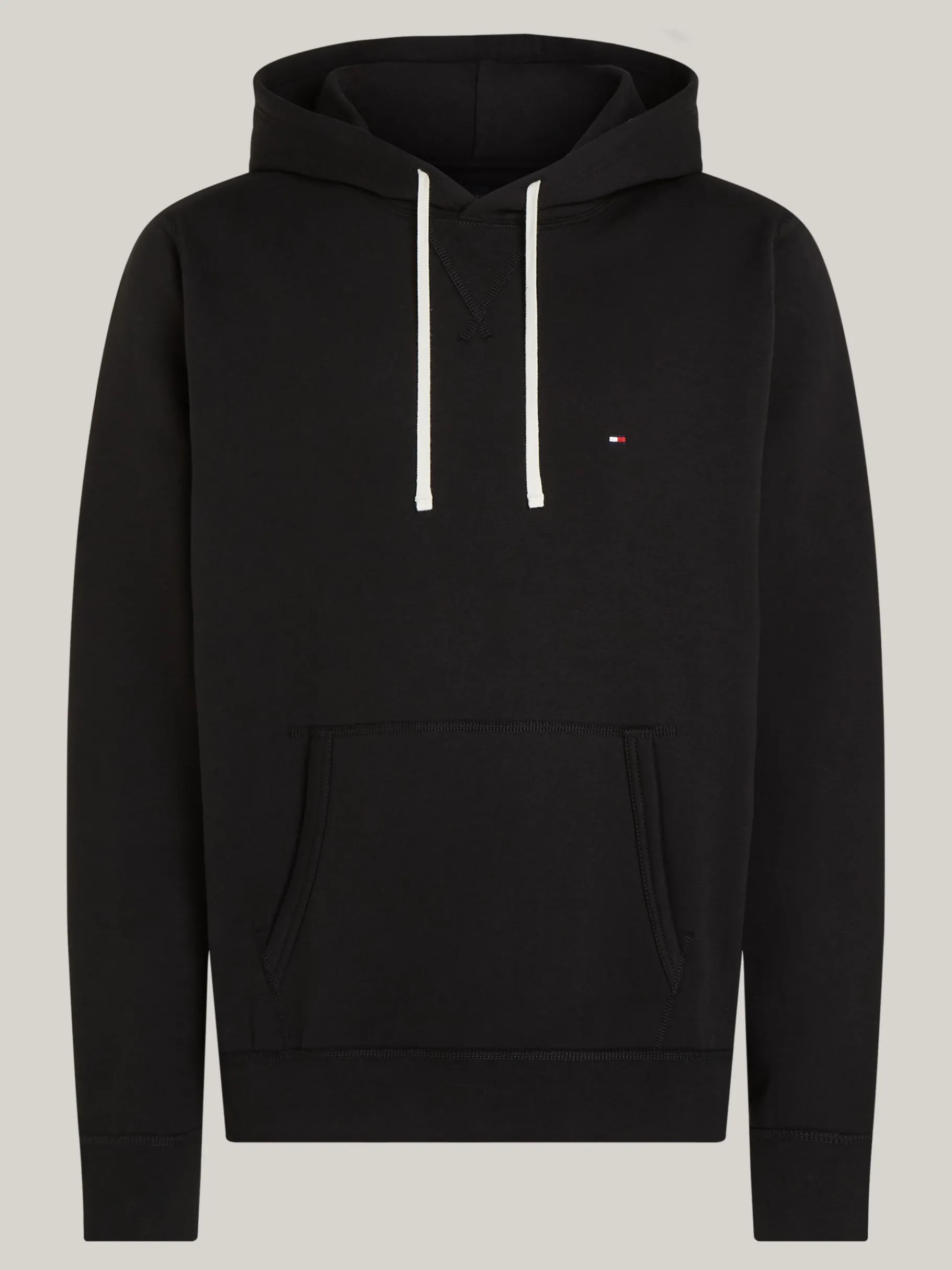 Tommy Hilfiger Fleece-Hoodie mit Tunnelzug BLACK Clearance