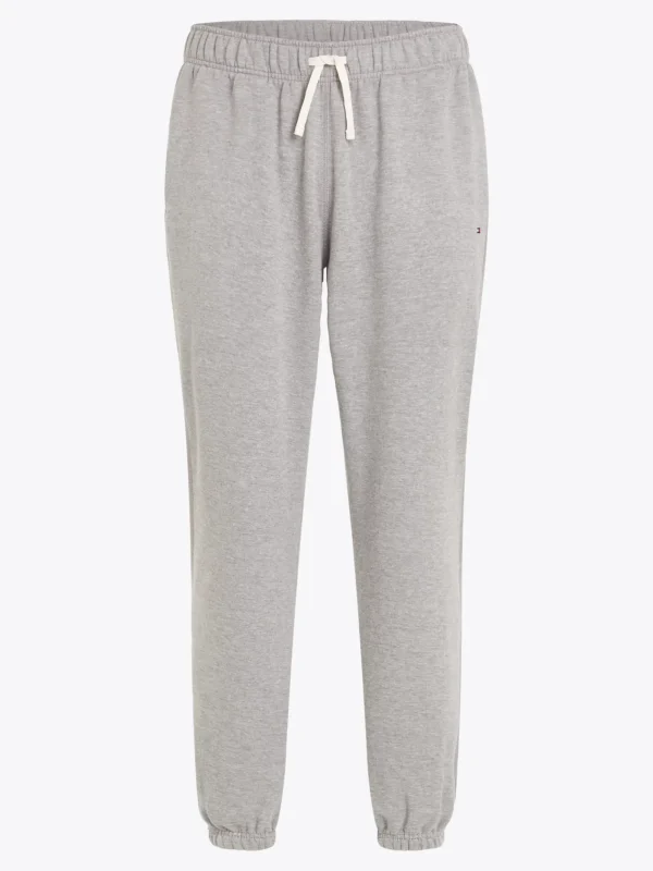 Tommy Hilfiger Fleece-Jogginghose mit Bündchen am Bein MEDIUM GREY HEATHER Flash Sale