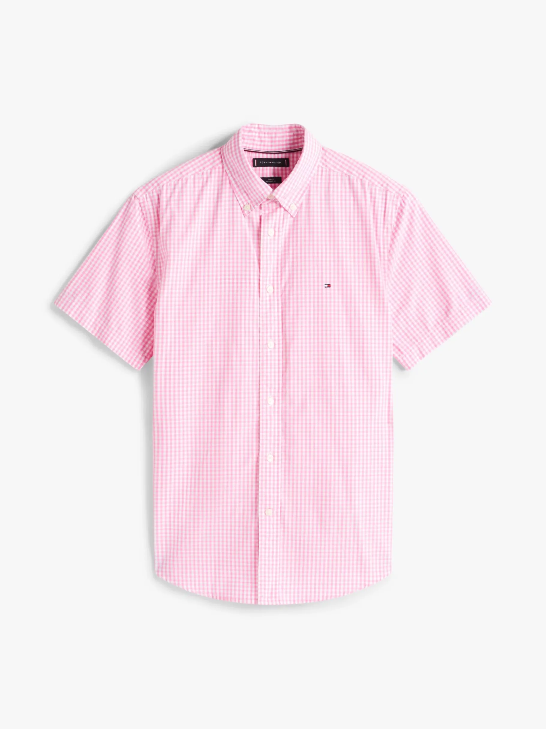 Tommy Hilfiger Flex Popeline-Hemd mit Vichy-Karo CLASSIC PINK / CHECK Sale