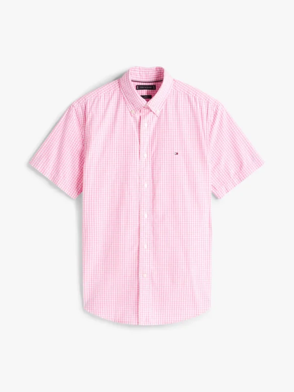Tommy Hilfiger Flex Popeline-Hemd mit Vichy-Karo CLASSIC PINK / CHECK Sale