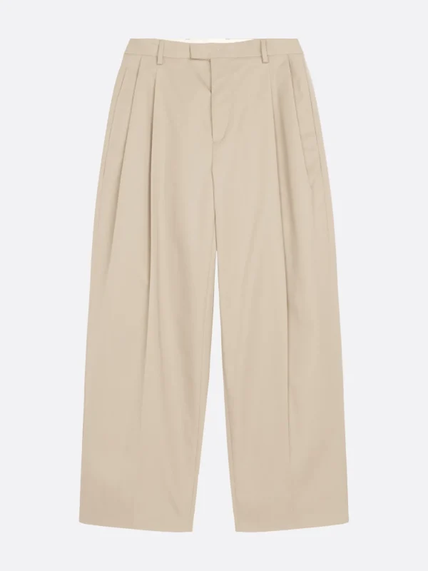 Tommy Hilfiger Gabardine-Hose aus Wollmix BEIGE Store