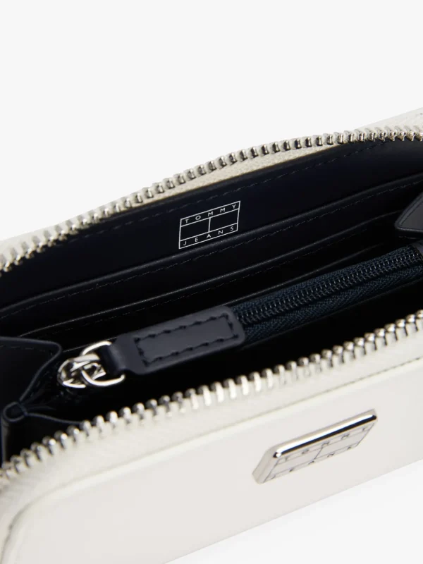 Tommy Hilfiger Geldbörse mit Rundum-Reißverschluss ANCIENT WHITE Clearance
