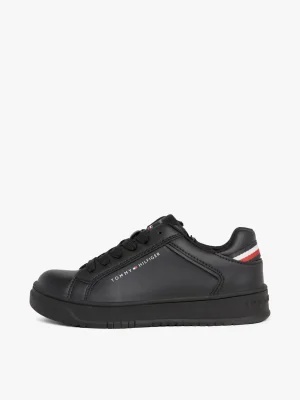 Tommy Hilfiger Genderneutraler Chunky Sneaker mit Streifen BLACK Clearance