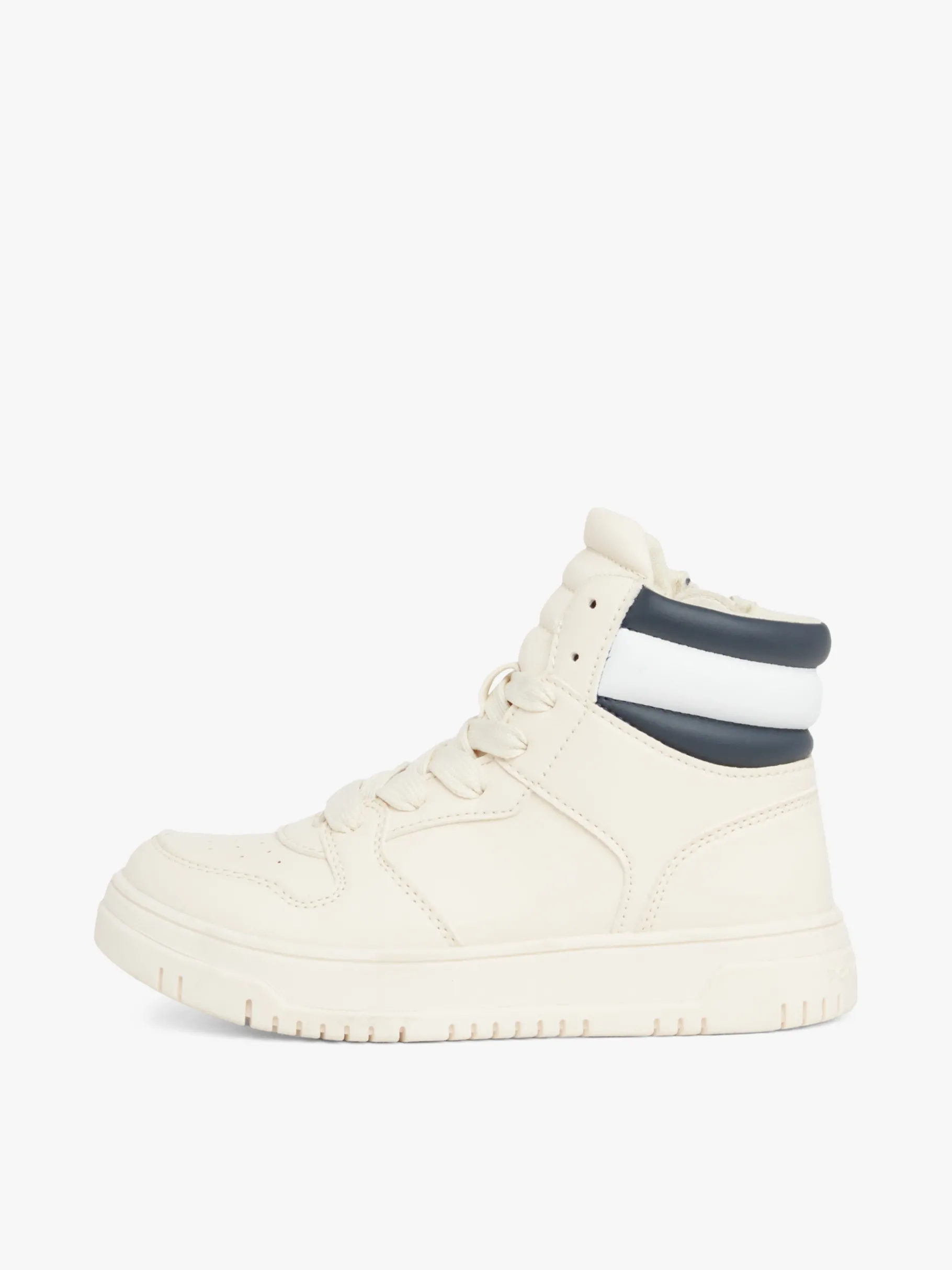 Tommy Hilfiger Genderneutraler rutschhemmender High-Top Sneaker IVORY/RED/BLUE New