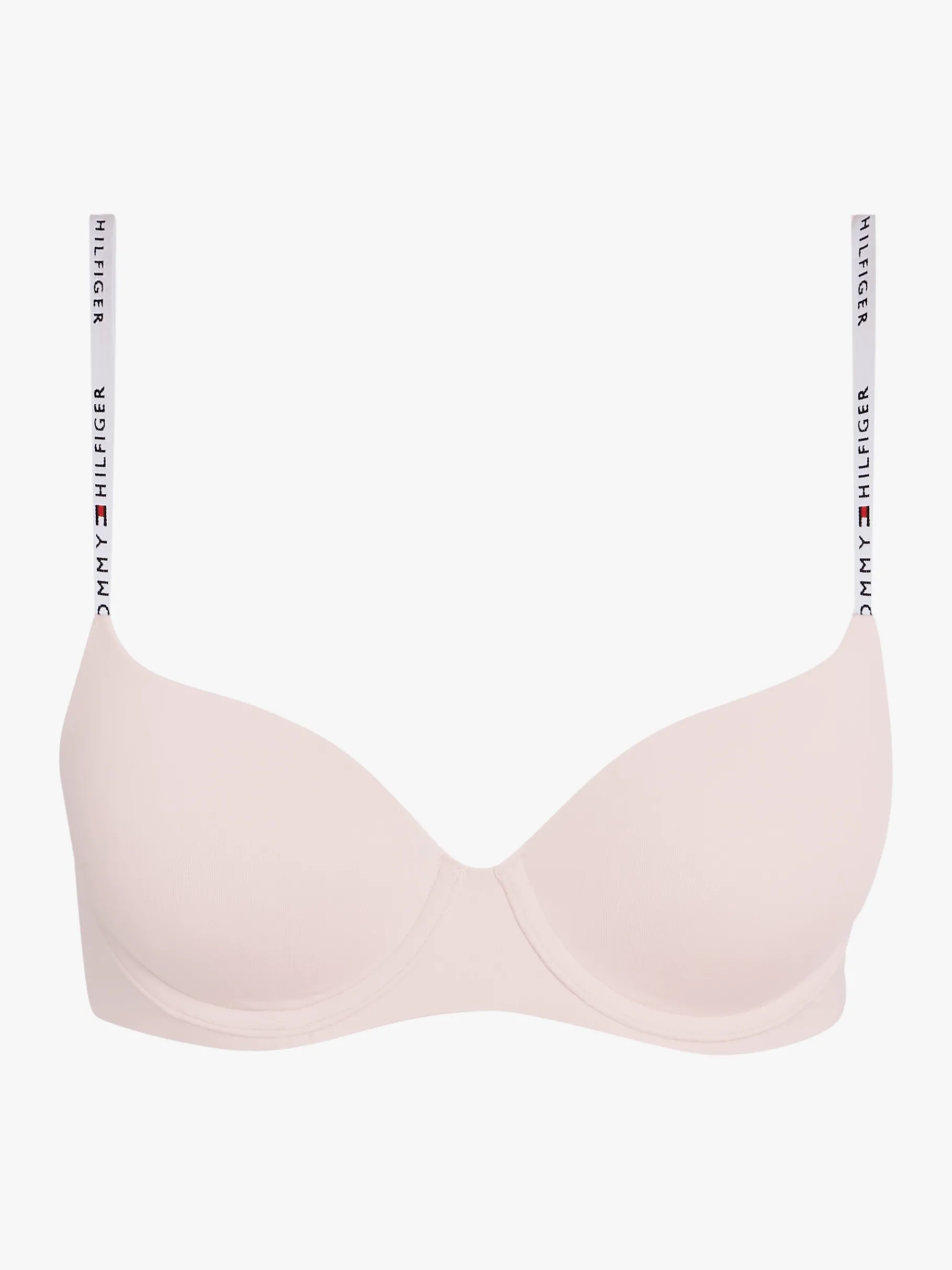 Tommy Hilfiger Gepolsterter Demi-Cup-BH mit Logo BALANCED BEIGE Discount