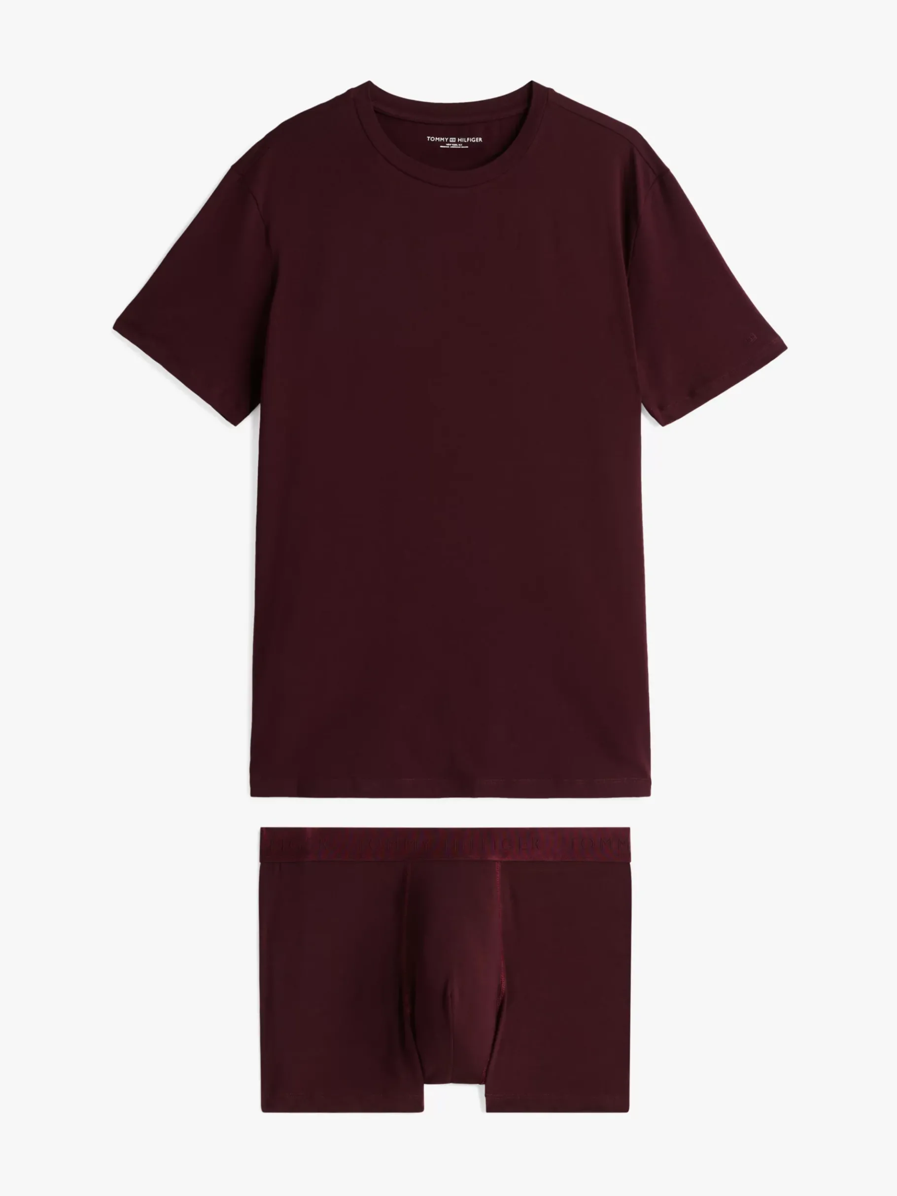 Tommy Hilfiger Geschenkbox mit T-Shirt und Trunk DEEP BURG/DEEP BURG Cheap