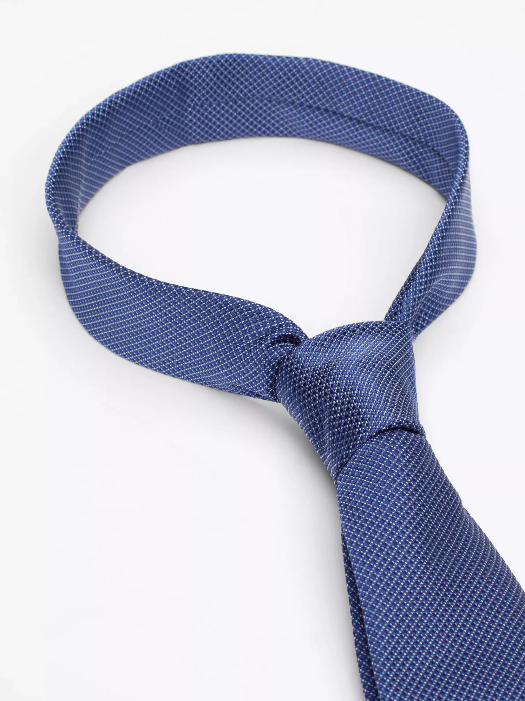 Tommy Hilfiger Gewebte Seiden-Krawatte mit Mikro-Punkten DEEP INDIGO / DESERT SKY Discount