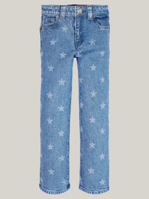 Tommy Hilfiger Girlfriend Straight Jeans mit Sternprint AOPSTARS Discount