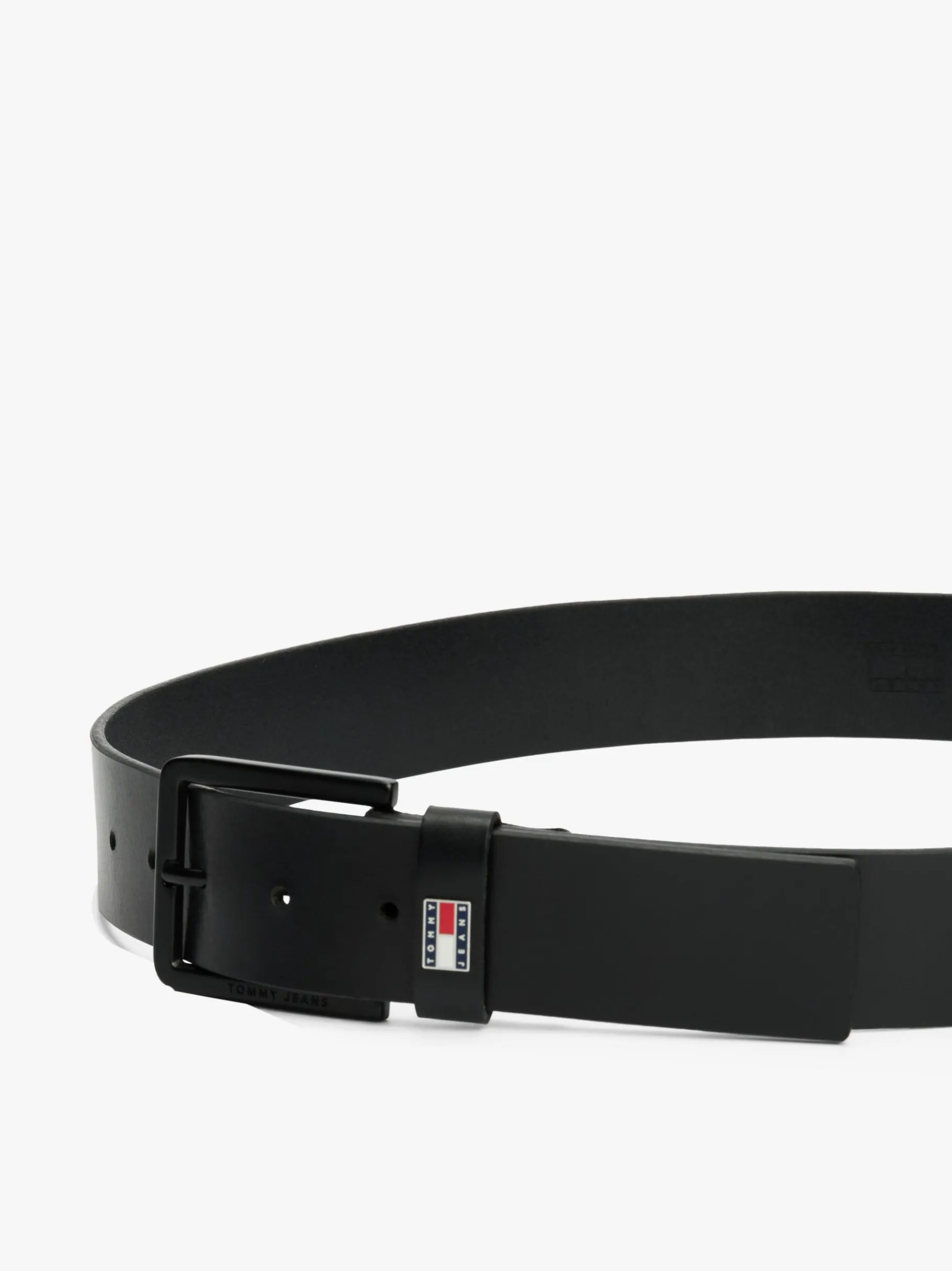 Tommy Hilfiger Gleichfarbiger Ledergürtel BLACK Flash Sale