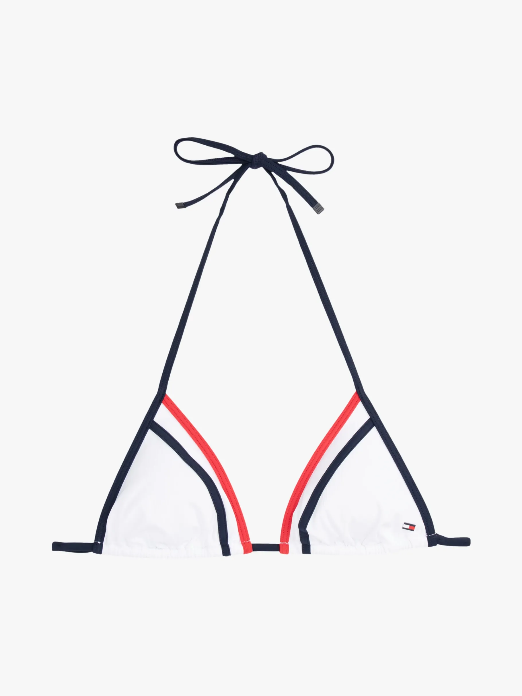Tommy Hilfiger Global Stripe Triangle-Bikinioberteil WHITE Online