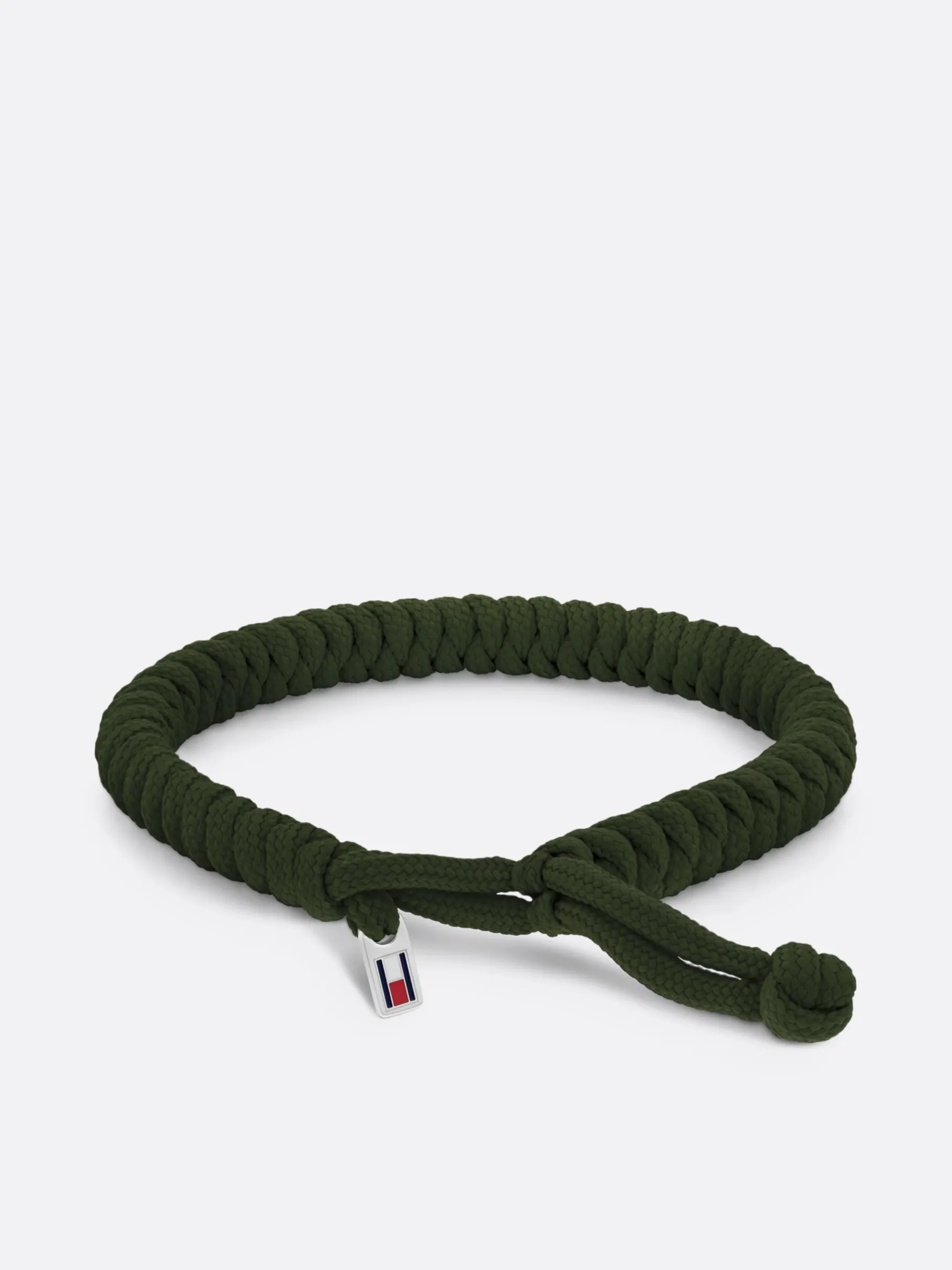 Tommy Hilfiger Grünes Seil-Armband mit Emaille-Flag GREEN Shop