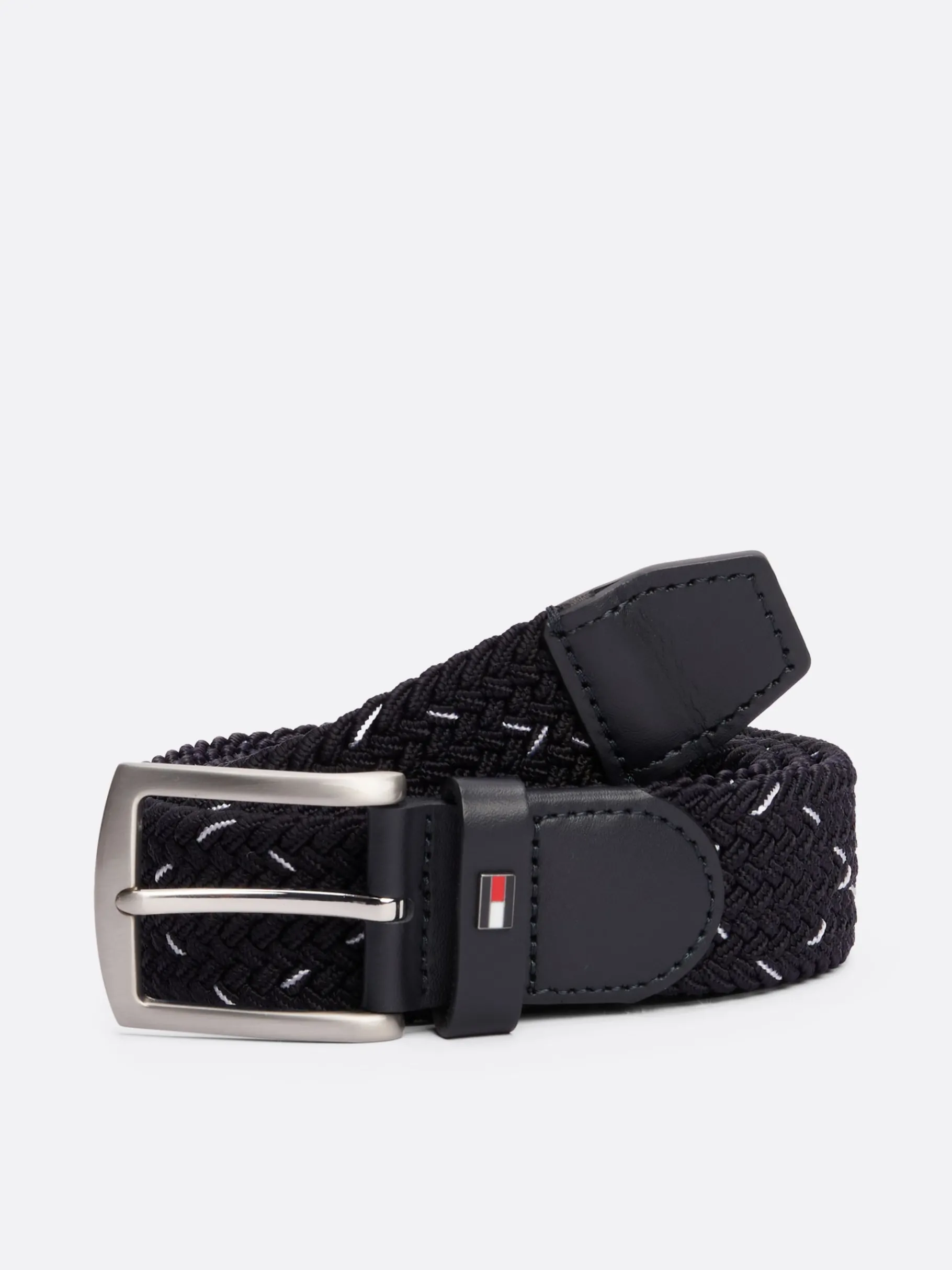 Tommy Hilfiger Gürtel aus Stretch-Gewebe SPACE BLUE Cheap