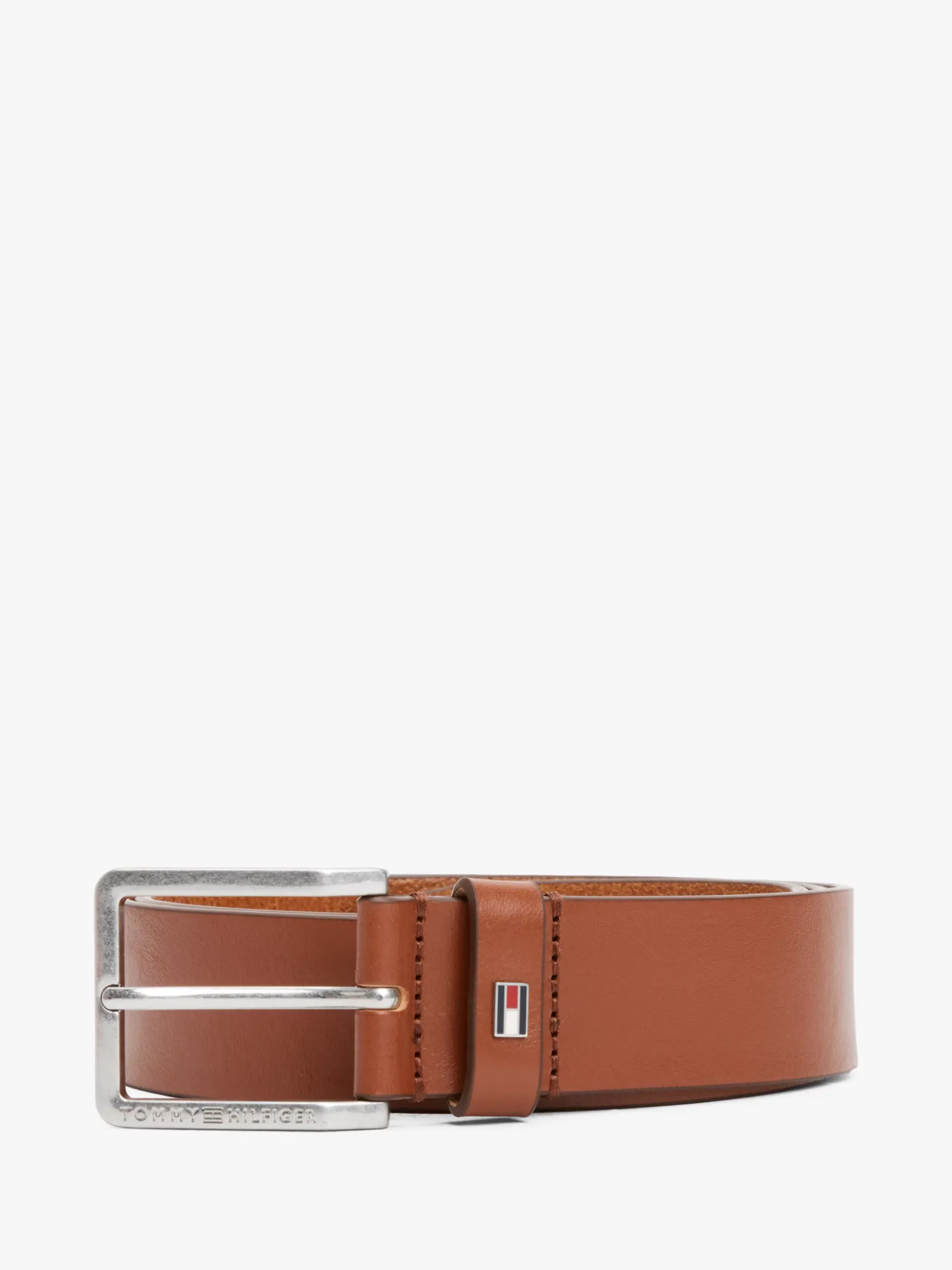 Tommy Hilfiger Gürtel aus strukturiertem Leder COGNAC New