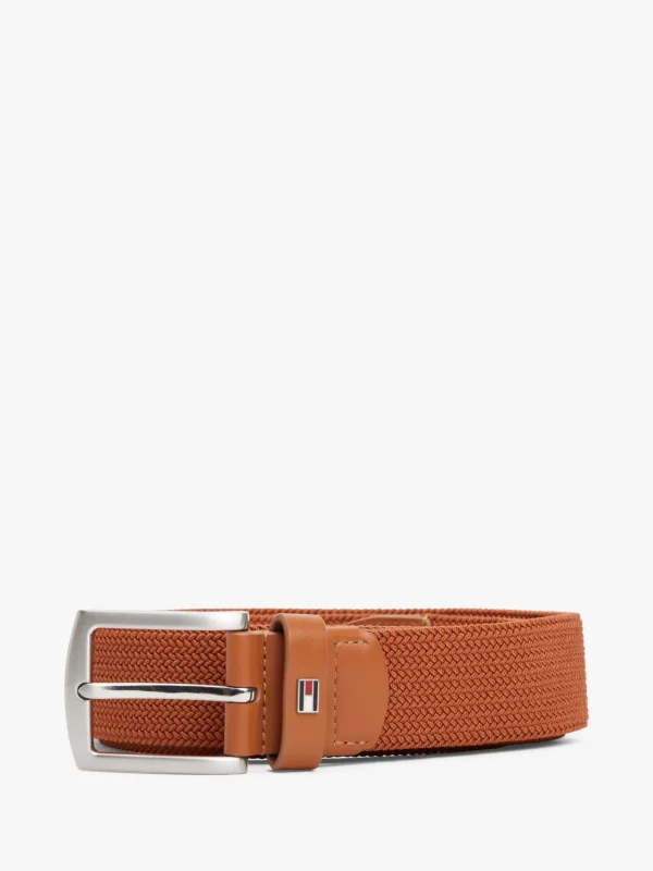 Tommy Hilfiger Gürtel mit eckiger Schnalle und Struktur CINNAMON BARK Shop