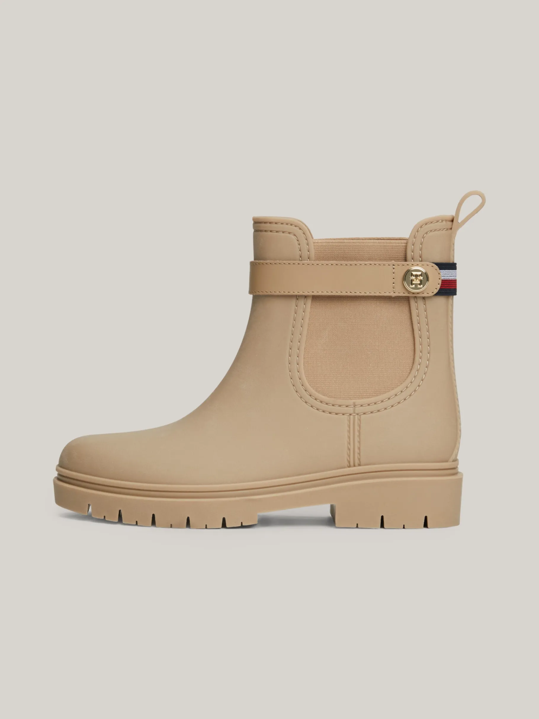 Tommy Hilfiger Gummistiefel mit rutschhemmender Sohle BEIGE Best Sale
