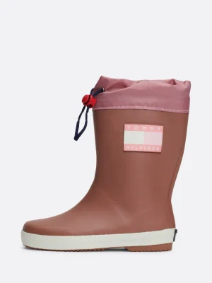 Tommy Hilfiger Gummistiefel mit Tunnelzug und Kordelstopper ANTIQUE ROSE Store