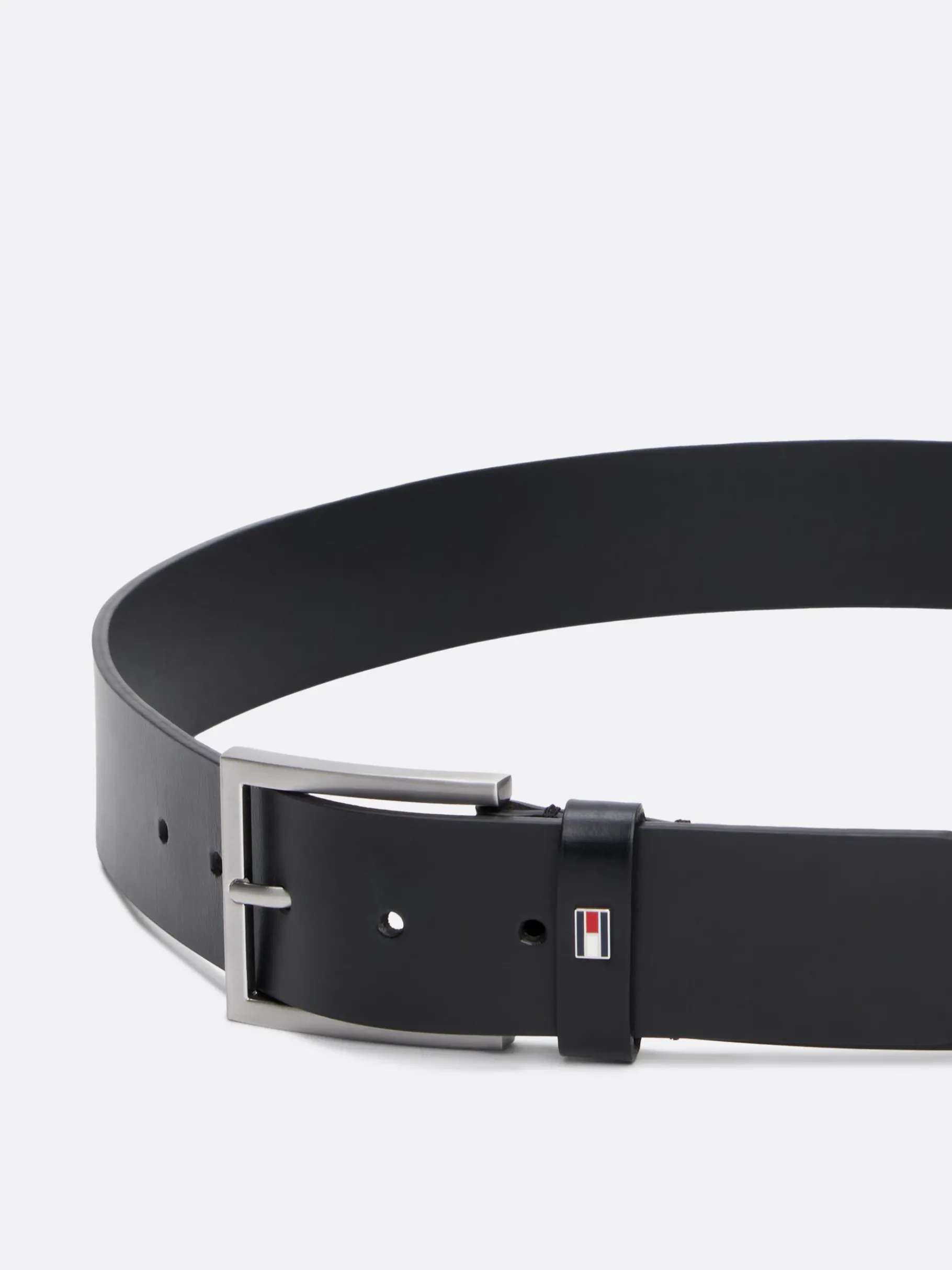 Tommy Hilfiger Hampton Ledergürtel BLACK Cheap