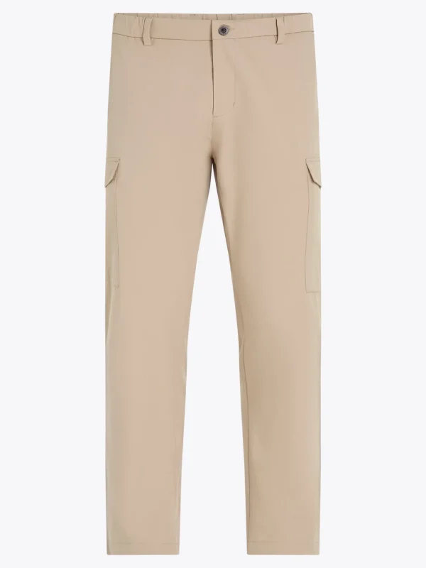 Tommy Hilfiger Harlem knitterfreie Tapered Leg Fit Cargohose BATIQUE KHAKI Sale