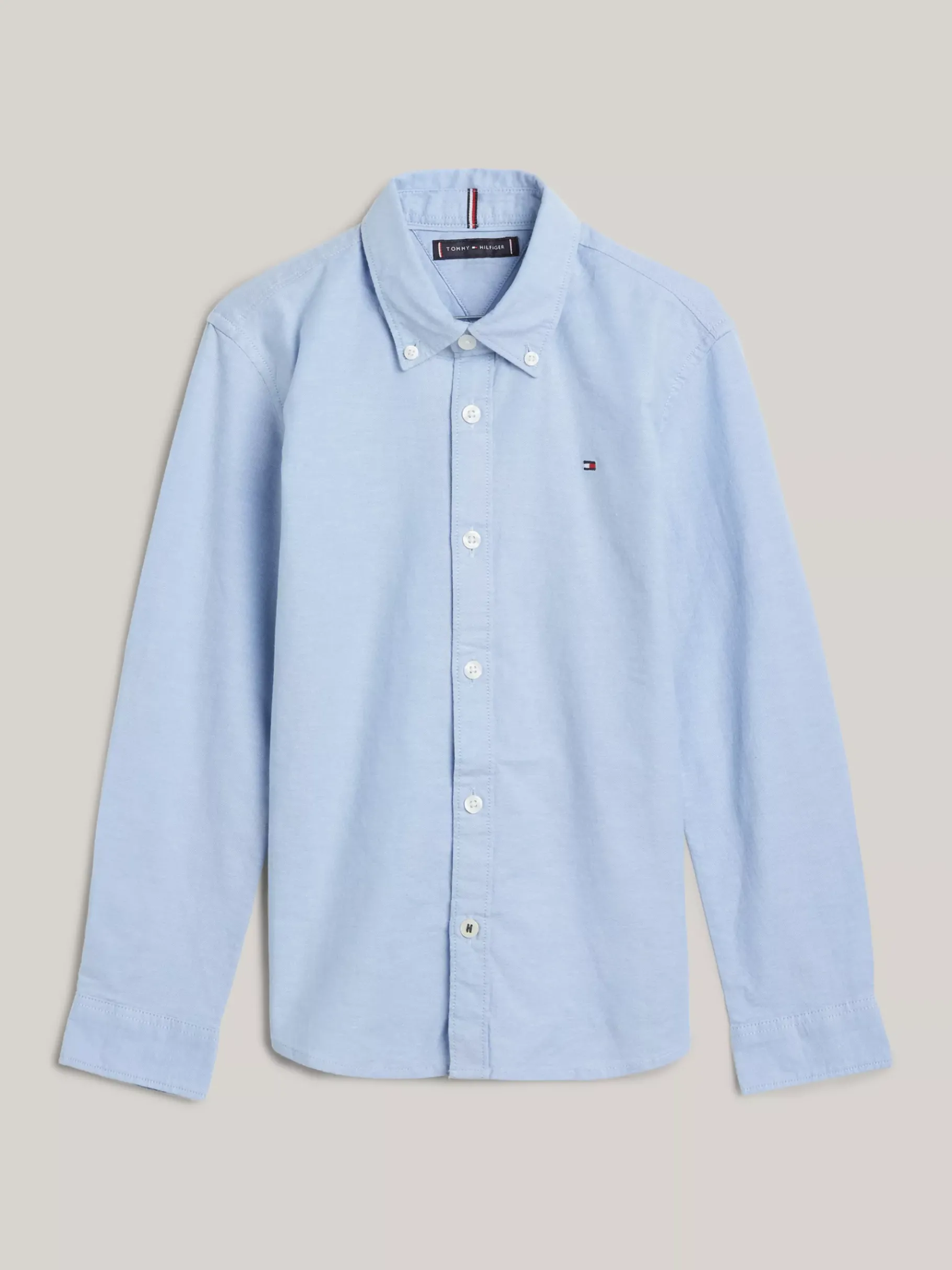 Tommy Hilfiger Hemd aus Oxford-Baumwolle mit Stretch CALM BLUE Hot