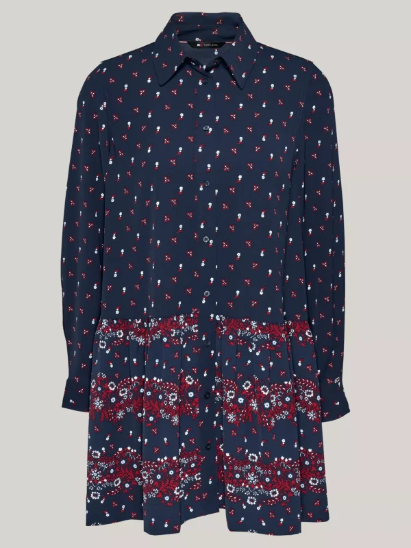 Tommy Hilfiger Hemdkleid in Mini-Länge mit Blumen-Print CLIFF TOP FLORAL MIX Best
