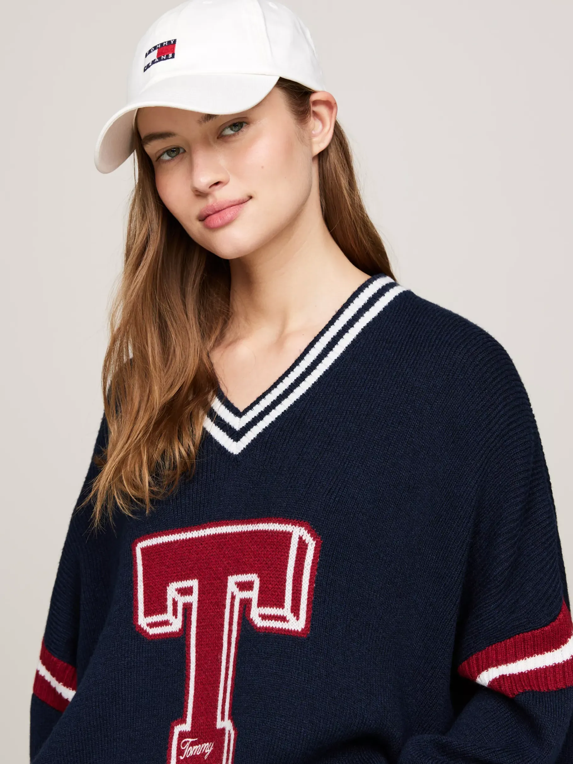Tommy Hilfiger Heritage Baseball-Cap mit aufgesticktem Logo ANCIENT WHITE Flash Sale