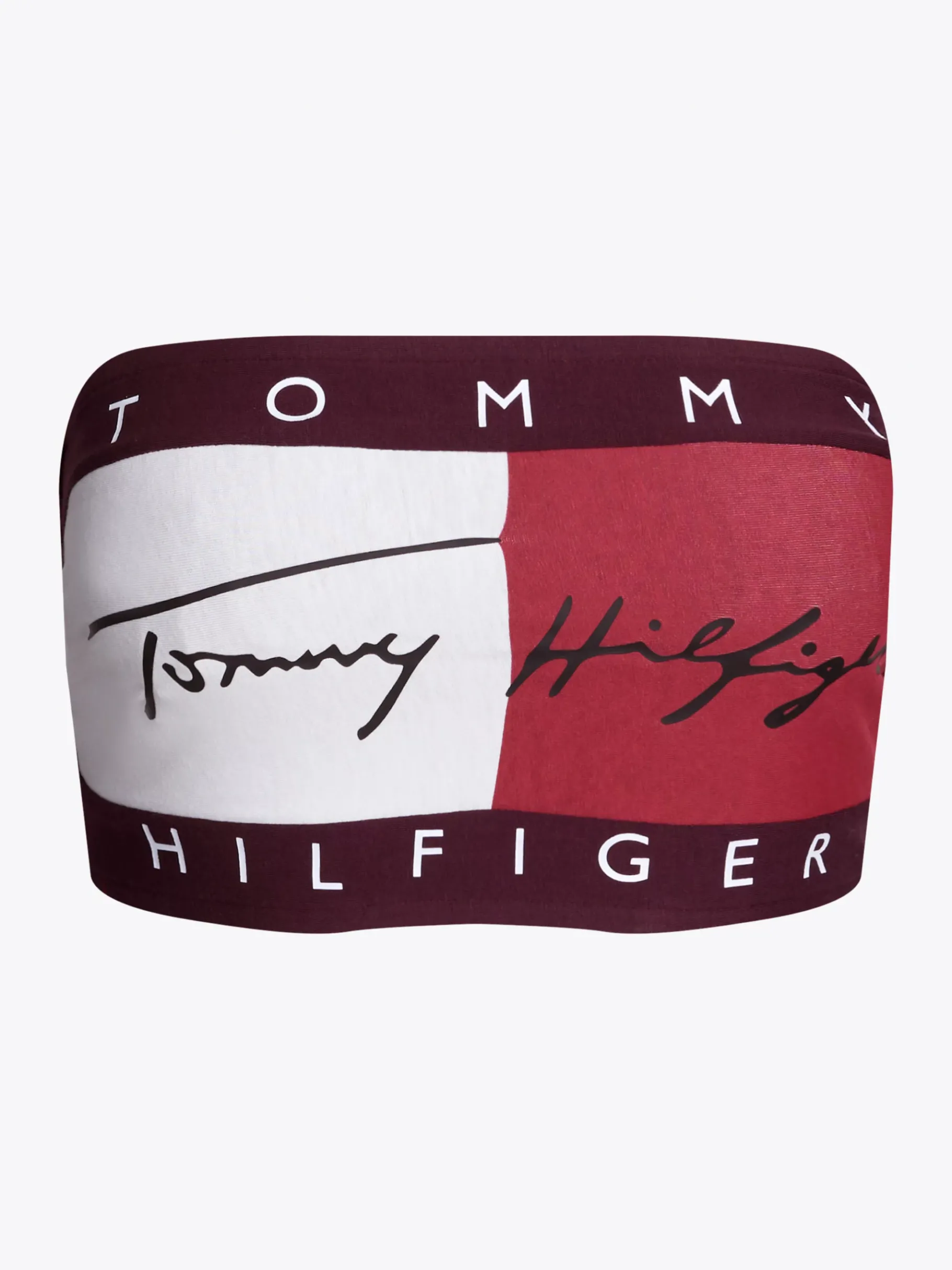 Tommy Hilfiger Heritage BH mit Bandeau-Ausschnitt DEEP BURGUNDY New