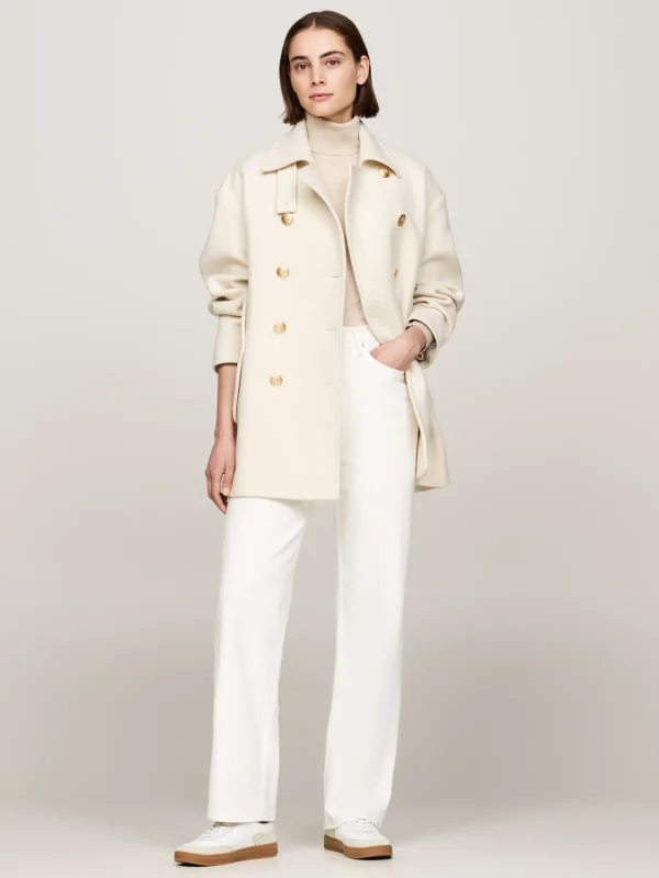 Tommy Hilfiger Heritage Court-Sneaker aus Wildleder CLASSIC BEIGE New