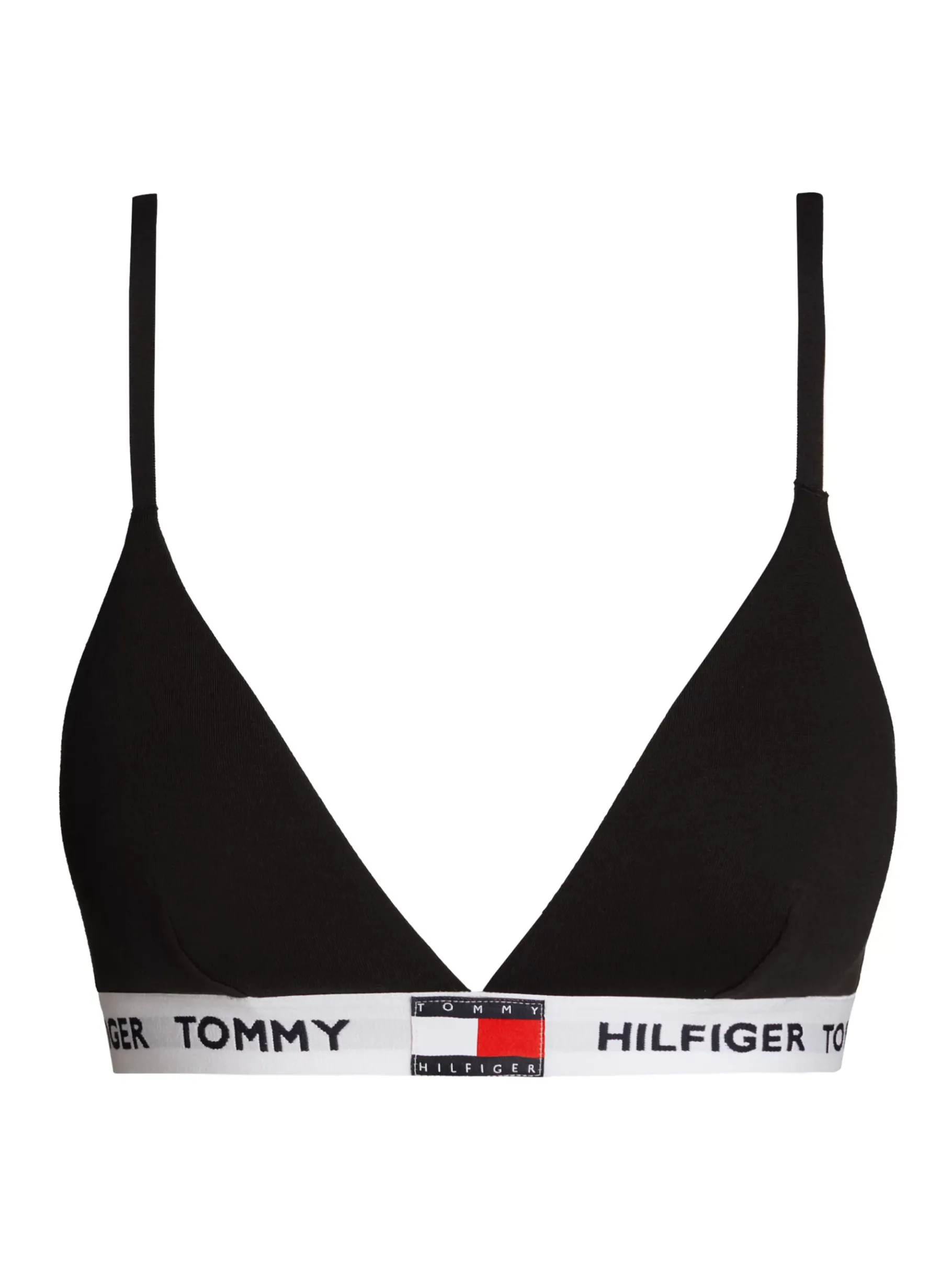 Tommy Hilfiger Heritage gepolsterter Triangel-BH mit Logo BLACK Best