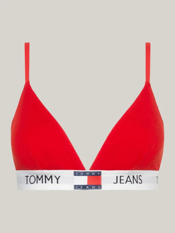 Tommy Hilfiger Heritage Gepolstertes Triangel-Bralette DEEP CRIMSON Hot