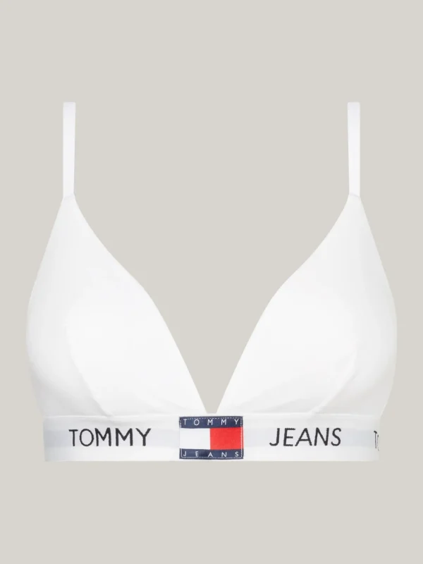 Tommy Hilfiger Heritage Gepolstertes Triangel-Bralette WHITE Cheap
