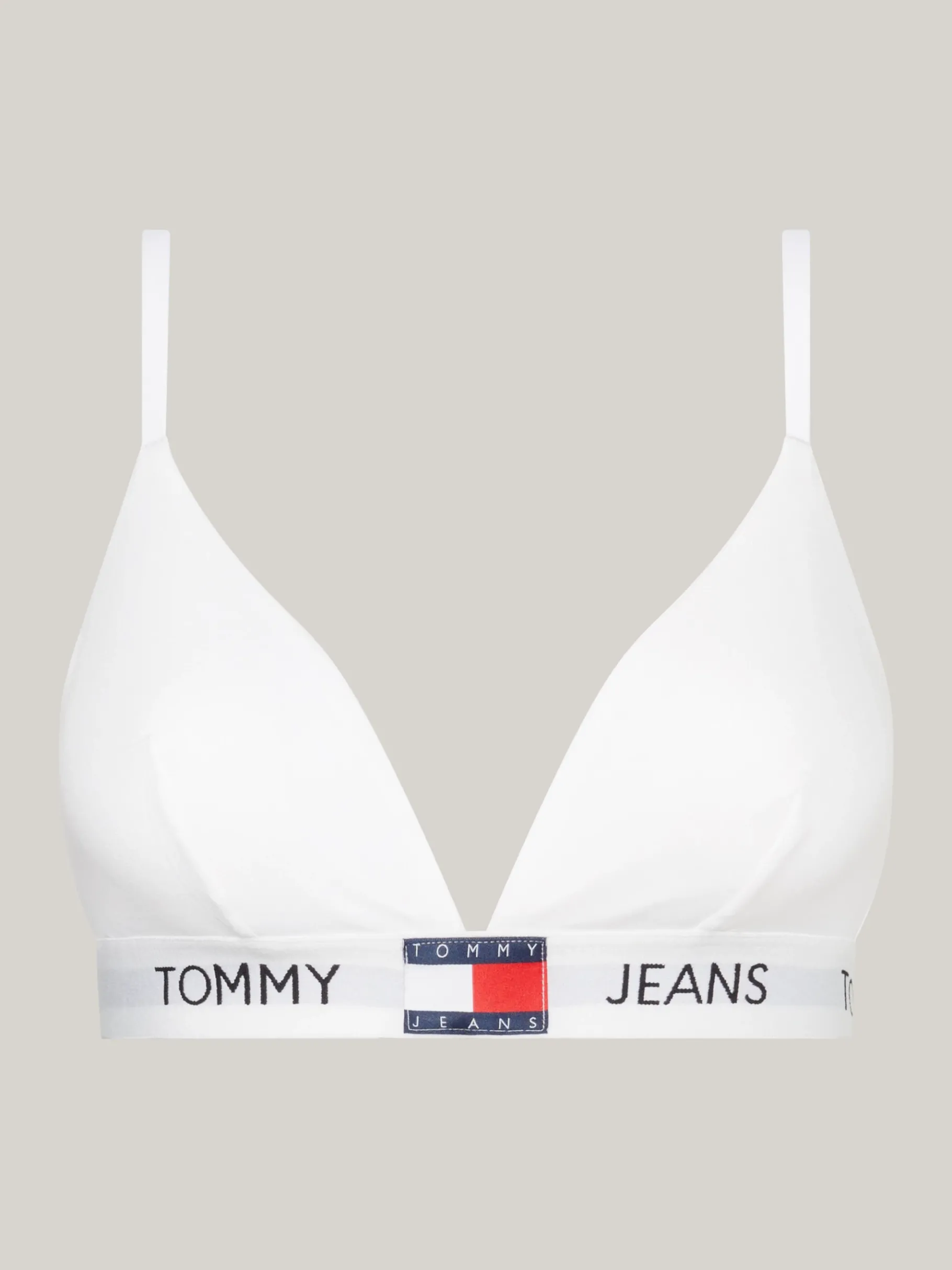 Tommy Hilfiger Heritage Gepolstertes Triangel-Bralette WHITE Cheap