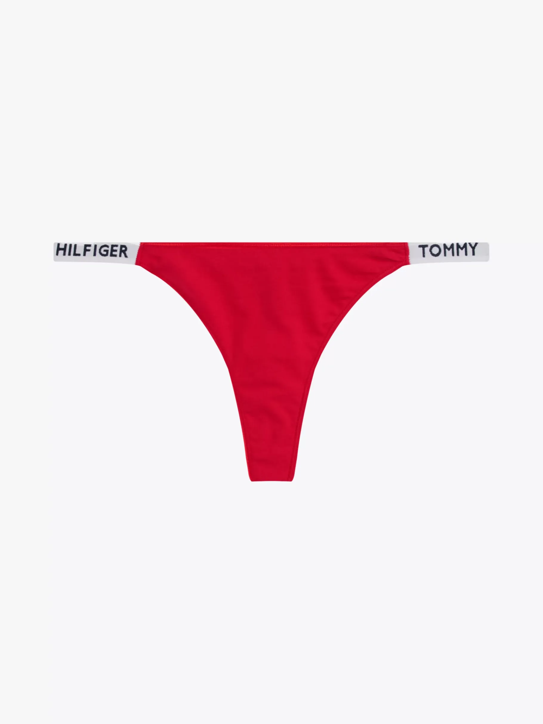 Tommy Hilfiger Heritage Logo-String mit hohem Beinausschnitt PRIMARY RED Cheap