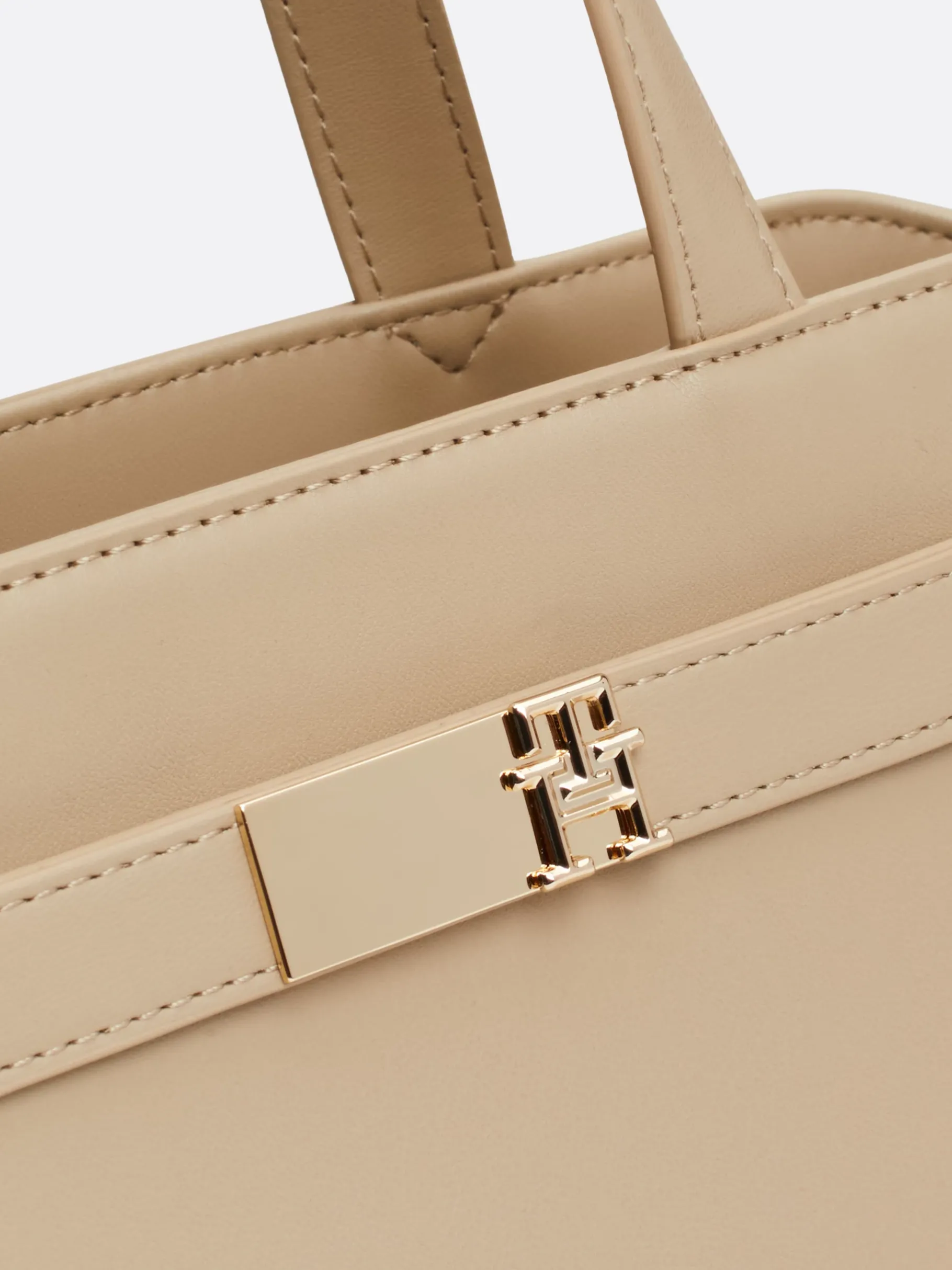 Tommy Hilfiger Heritage Satchel BEIGE Cheap
