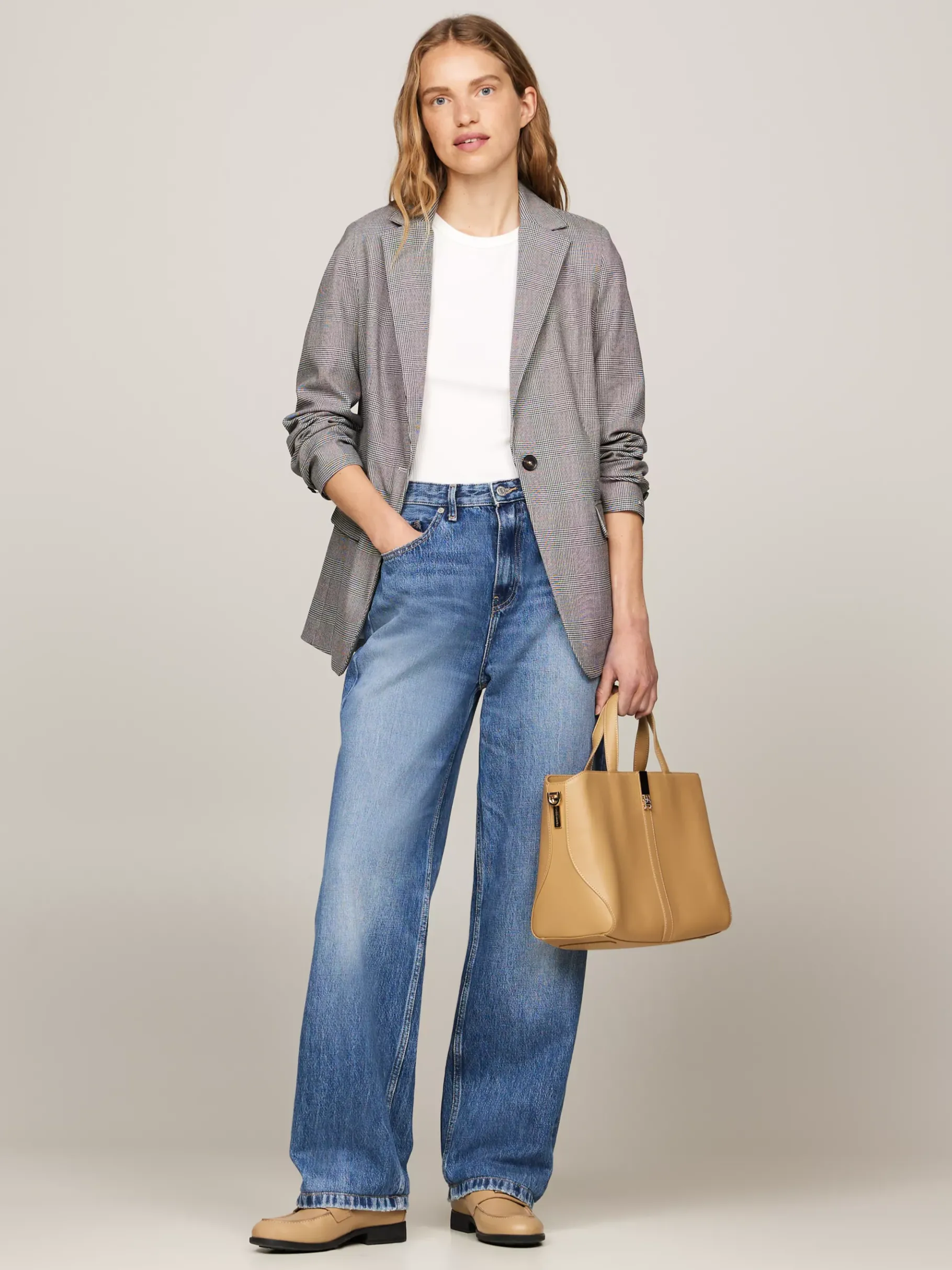 Tommy Hilfiger Heritage Satchel mit Monogramm-Emblem CLASSIC KHAKI Best