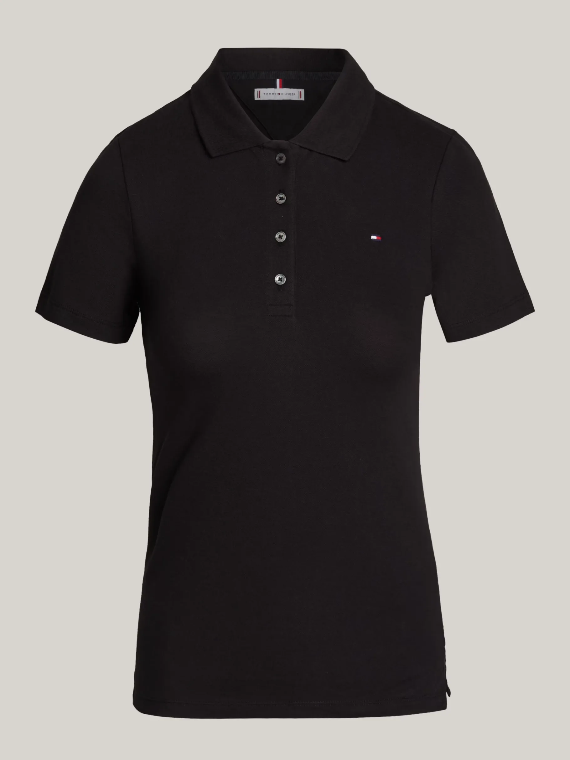 Tommy Hilfiger Heritage Slim Fit Poloshirt BLACK Cheap