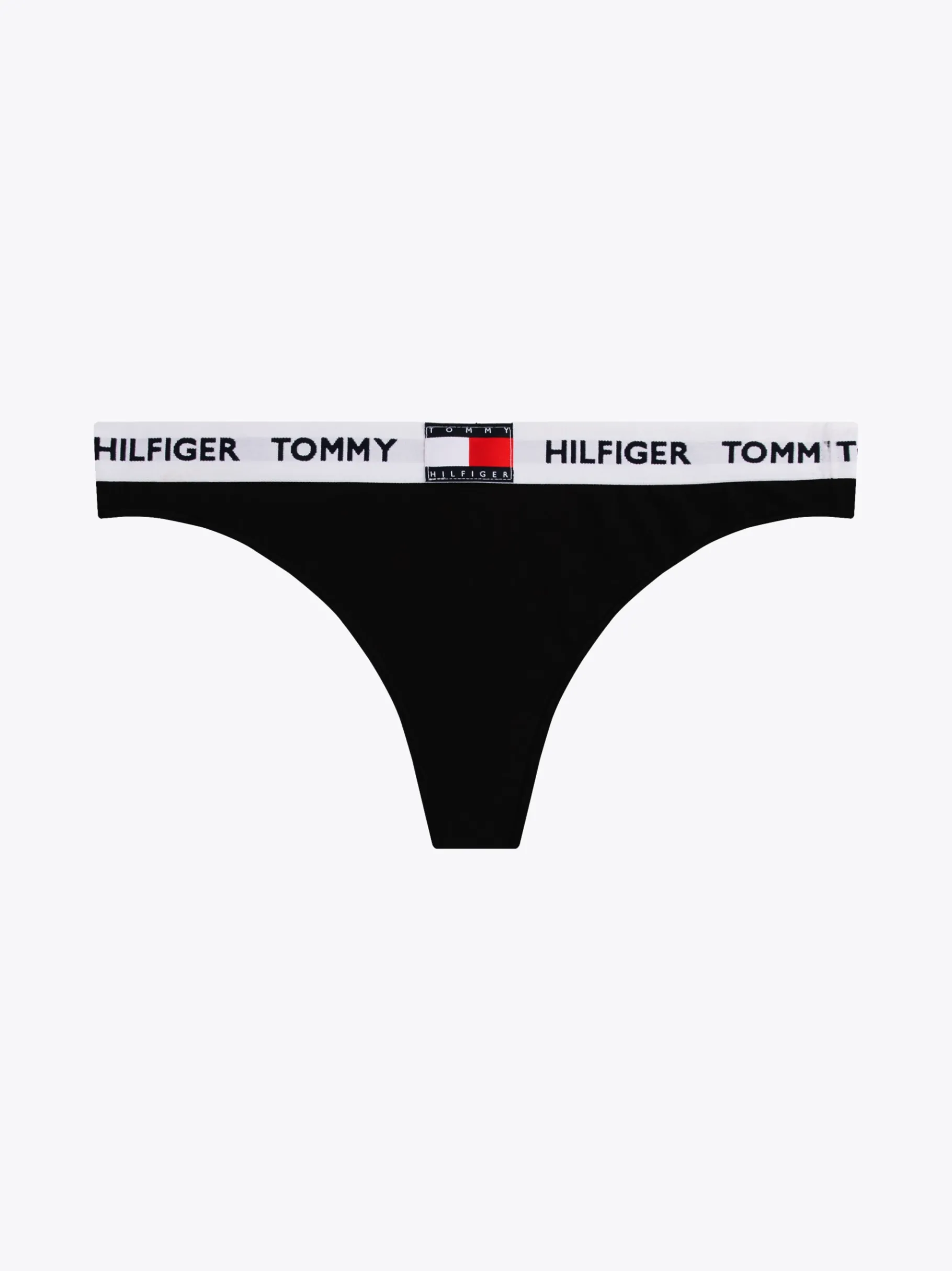 Tommy Hilfiger Heritage String mit Logomuster-Taillenbund BLACK Online