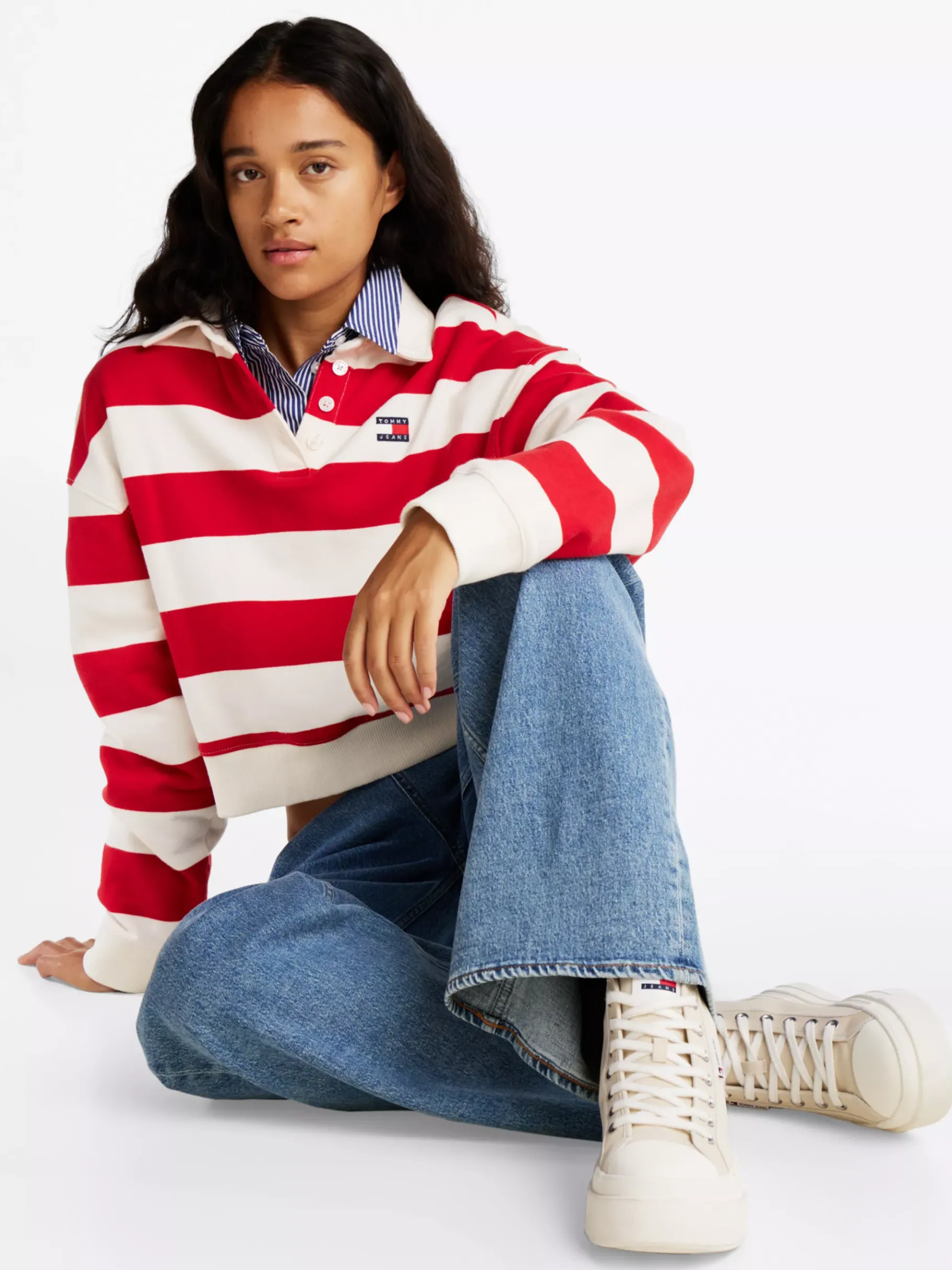 Tommy Hilfiger High-Top Flatform-Sneaker NEWSPRINT Shop
