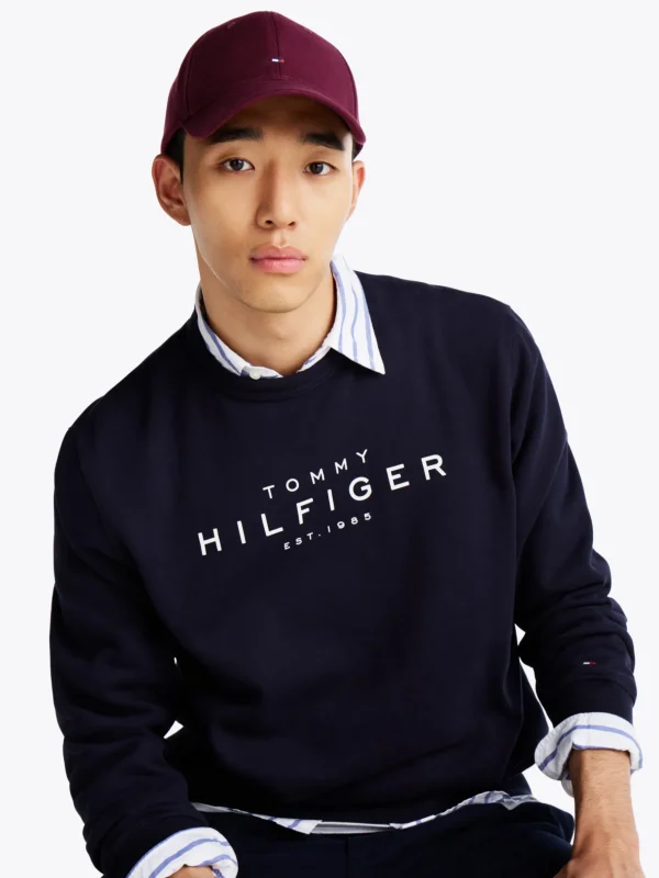 Tommy Hilfiger Hilfiger Flag Baseball-Cap mit 6-Panel-Design RASPBERRY TRUFFLE Cheap
