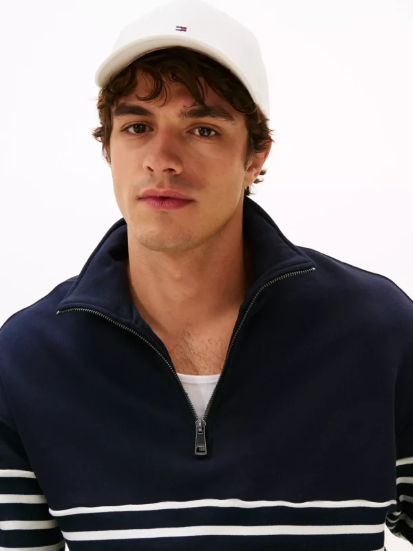 Tommy Hilfiger Hilfiger Flag Baseball-Cap mit Stickerei IVORY SILK Cheap