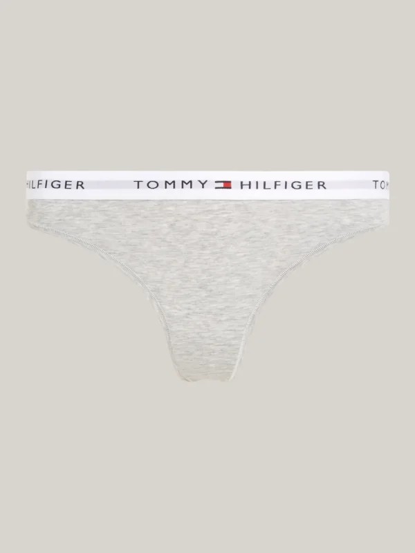 Tommy Hilfiger Hilfiger Icon String mit Logo-Taillenbund LIGHT GREY HEATHER Discount