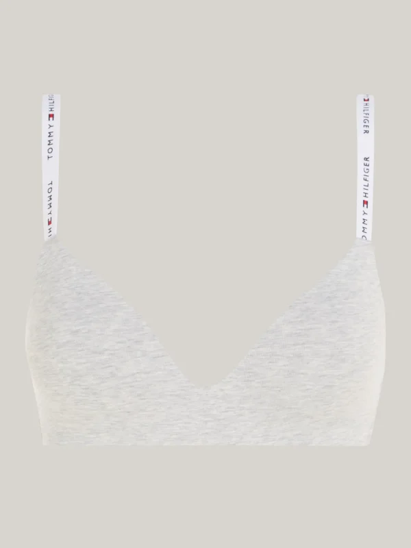 Tommy Hilfiger Hilfiger Icon Triangel-BH mit vorgeformten Cups LIGHT GREY HEATHER Cheap