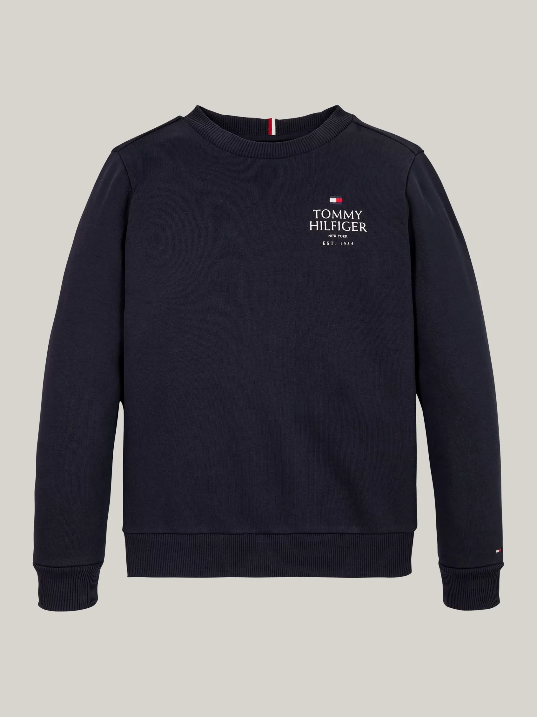 Tommy Hilfiger Hilfiger Logo Rundhals-Sweatshirt DESERT SKY Discount