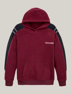 Tommy Hilfiger Hilfiger Monotype Fleece-Hoody DEEP ROUGE Shop
