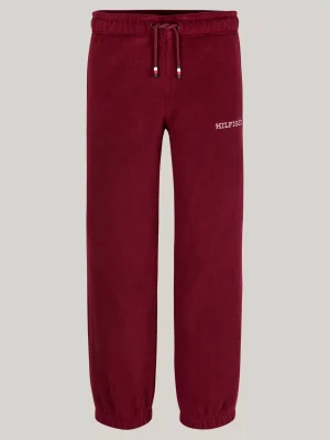 Tommy Hilfiger Hilfiger Monotype Fleece-Jogginghose DEEP ROUGE Shop