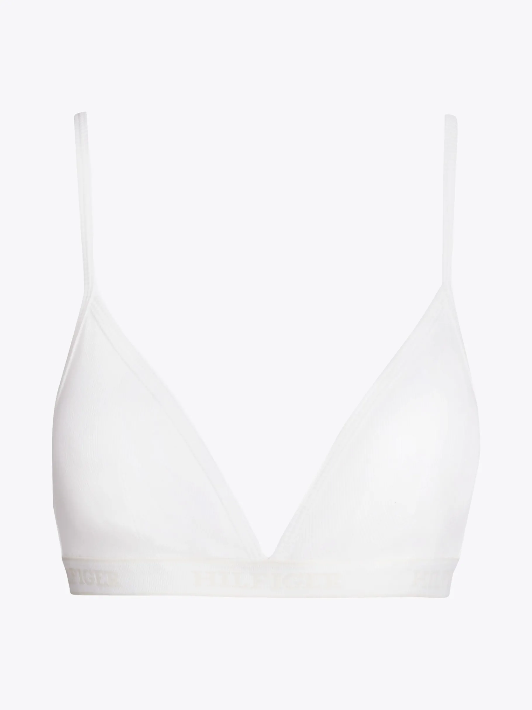 Tommy Hilfiger Hilfiger Monotype gepolsterter Triangel-BH WHITE Shop